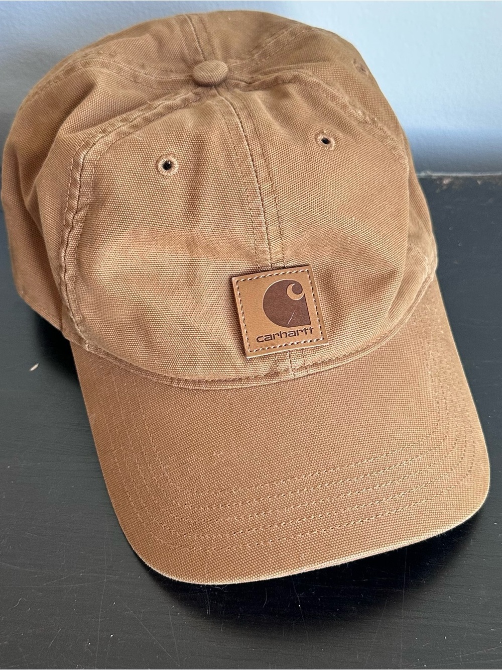Carhartt‎ Canvas Adjustable Baseball Cap Hat Brown One Size Fits All Workwear
